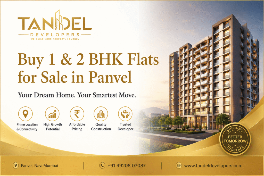 1 BHK 2 BHK flat in panvel