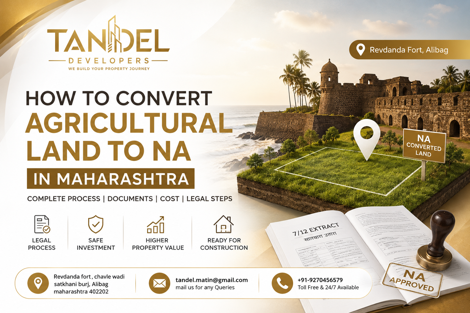 How to Convert Agricultural Land to NA in Maharashtra