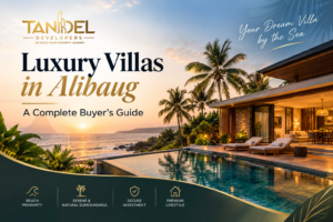 Luxury villas in Alibaug with a private pool and scenic sea view