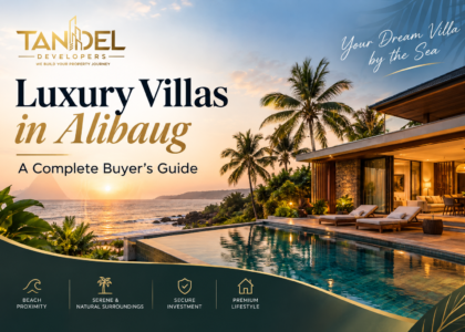 Luxury villas in Alibaug with a private pool and scenic sea view